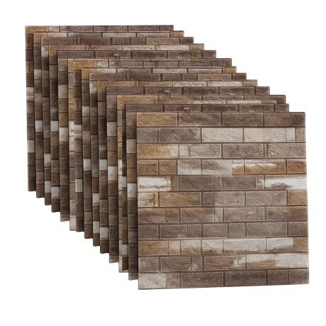 Set x15 Placa De Revestimiento simil piedra TABLA RUSTICA