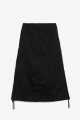 FALDA LARGA W' CARGO Negro