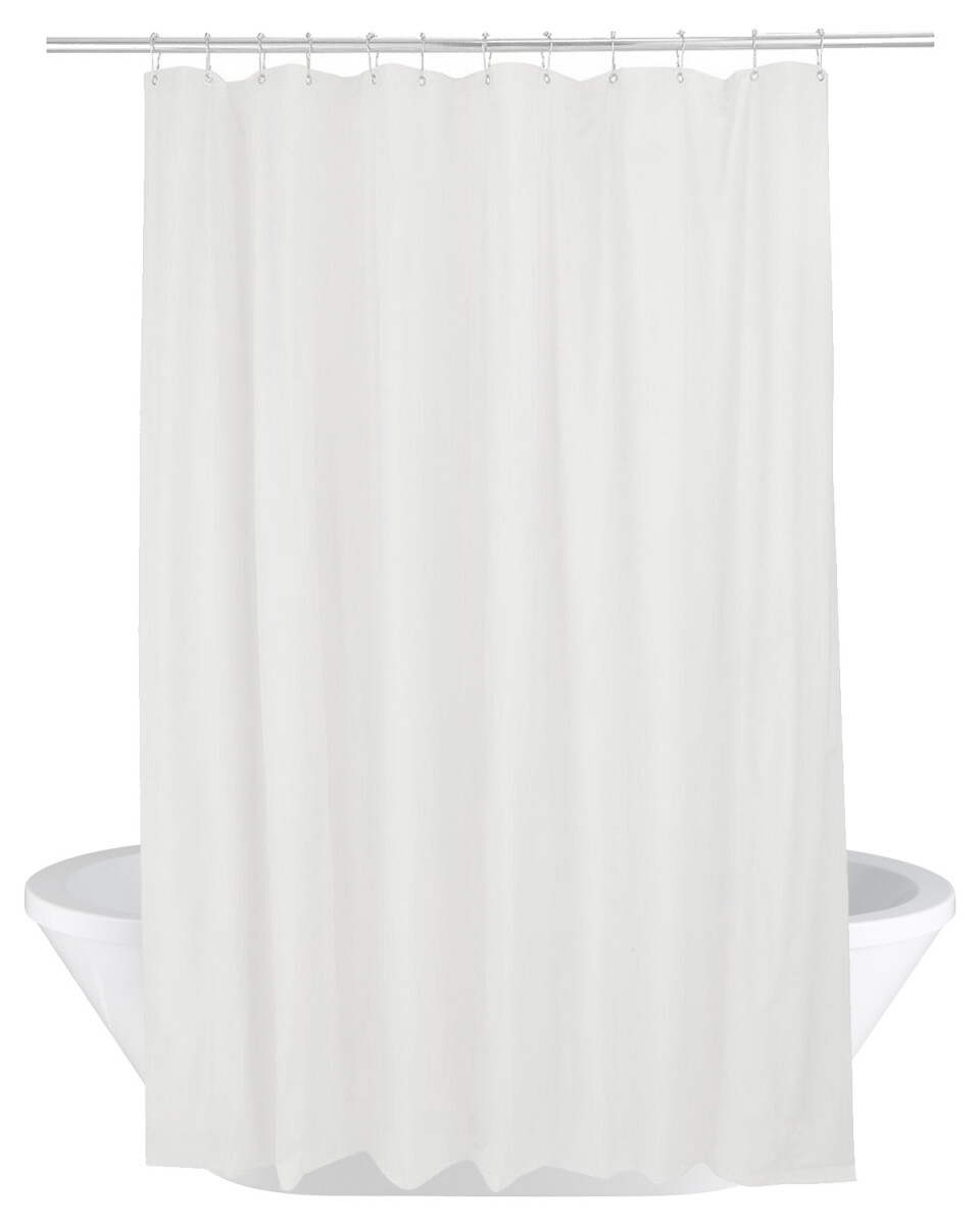Protector para cortina de baño Amalfi 180 x 180cm - Blanco 