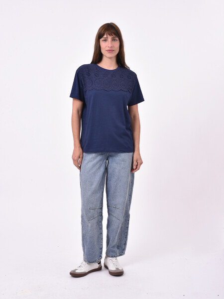 REMERA GENOVA AZUL OSCURO