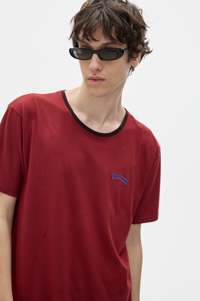 T-shirt Atenos Bordeaux