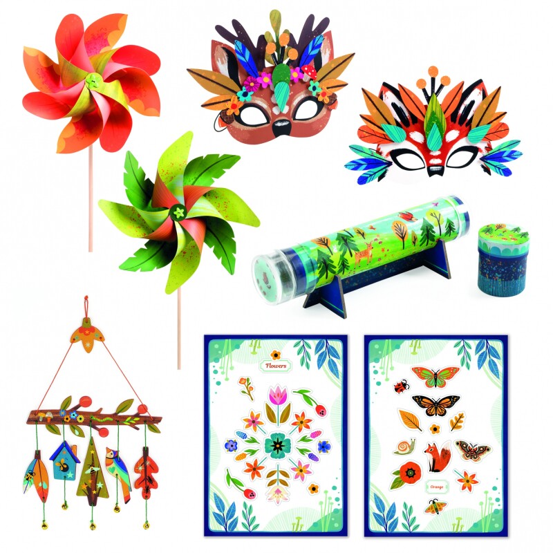KITMANDJECO Kit De Activdades Munuales Para Niños Djeco 5+ - Nature