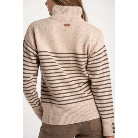 Sweater Lana Botones Verde