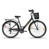 Bicicleta Baccio R.28 Dama Liberty 700 6v Urbana Negro