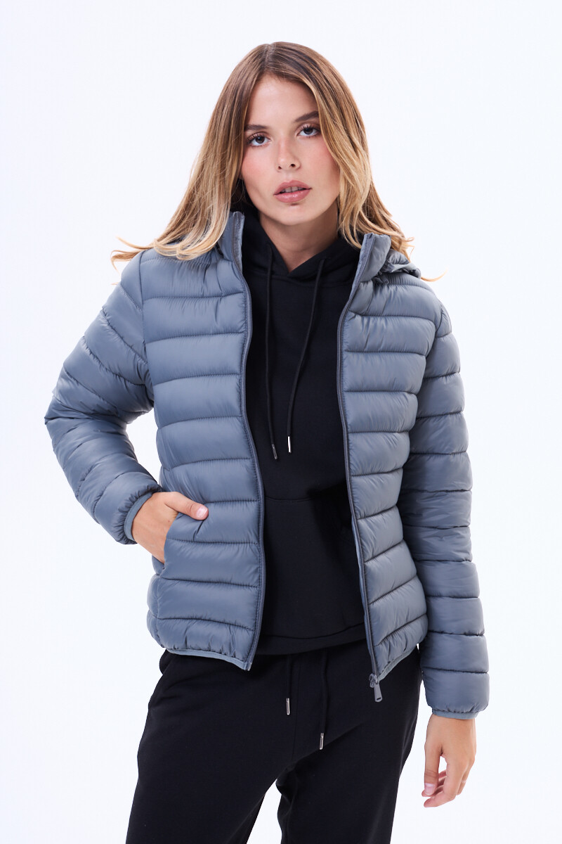 Campera Boca - Gris 