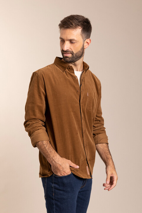 CAMISA CATANIO POLANCO Camel