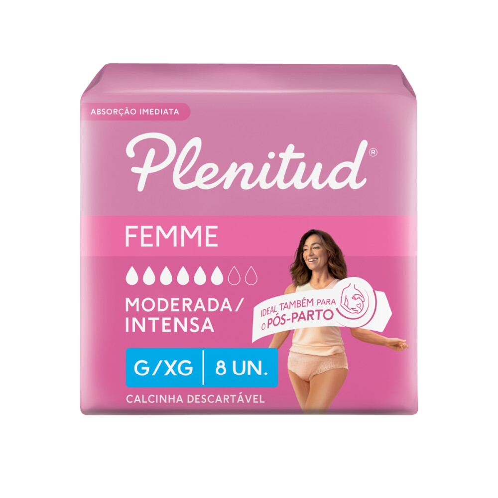 PLENITUD FEMME ROPA INTERIOR T G/XG UNID única