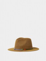 Sombrero Efecto Rafia Con Cinta natural