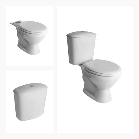 INODORO, TAPA Y MOCHILA FERRUM LINEA MAYO DESCARGA 25 CMS. BLANCO