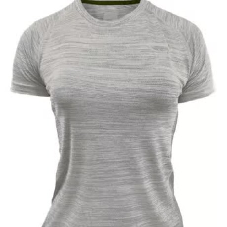 Remera Dry Fit Charrua Manga Corta Para Dama Gris