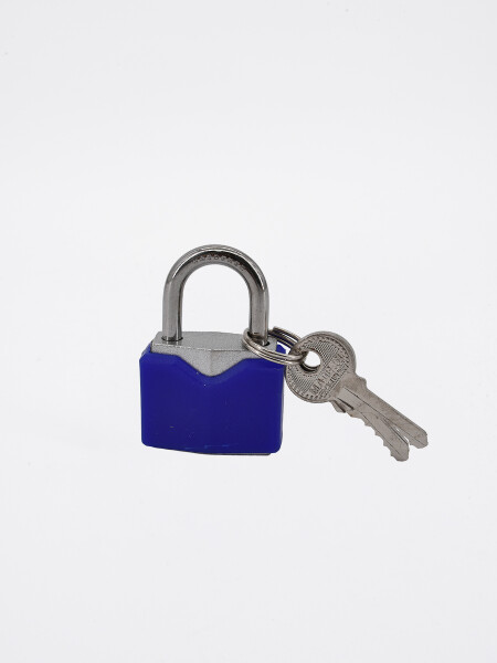 CANDADO PARA MALETA CON LLAVE MULTICOLOR.