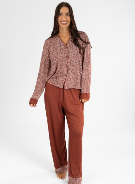 Pijama muro Bordeaux