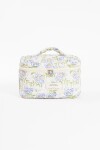 Estuche organizador estampado celeste