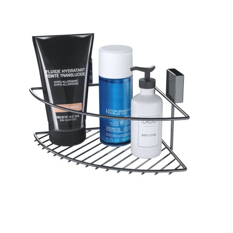 Esquinero soporte para shampoo NEGRO