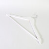 PERCHA MADERA BLANCO 44.5X22CM 3PZAS Unica
