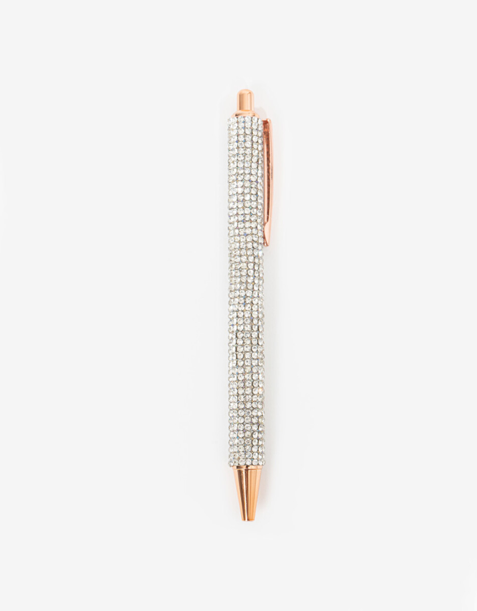 Lapicera Con Strass Cristal 