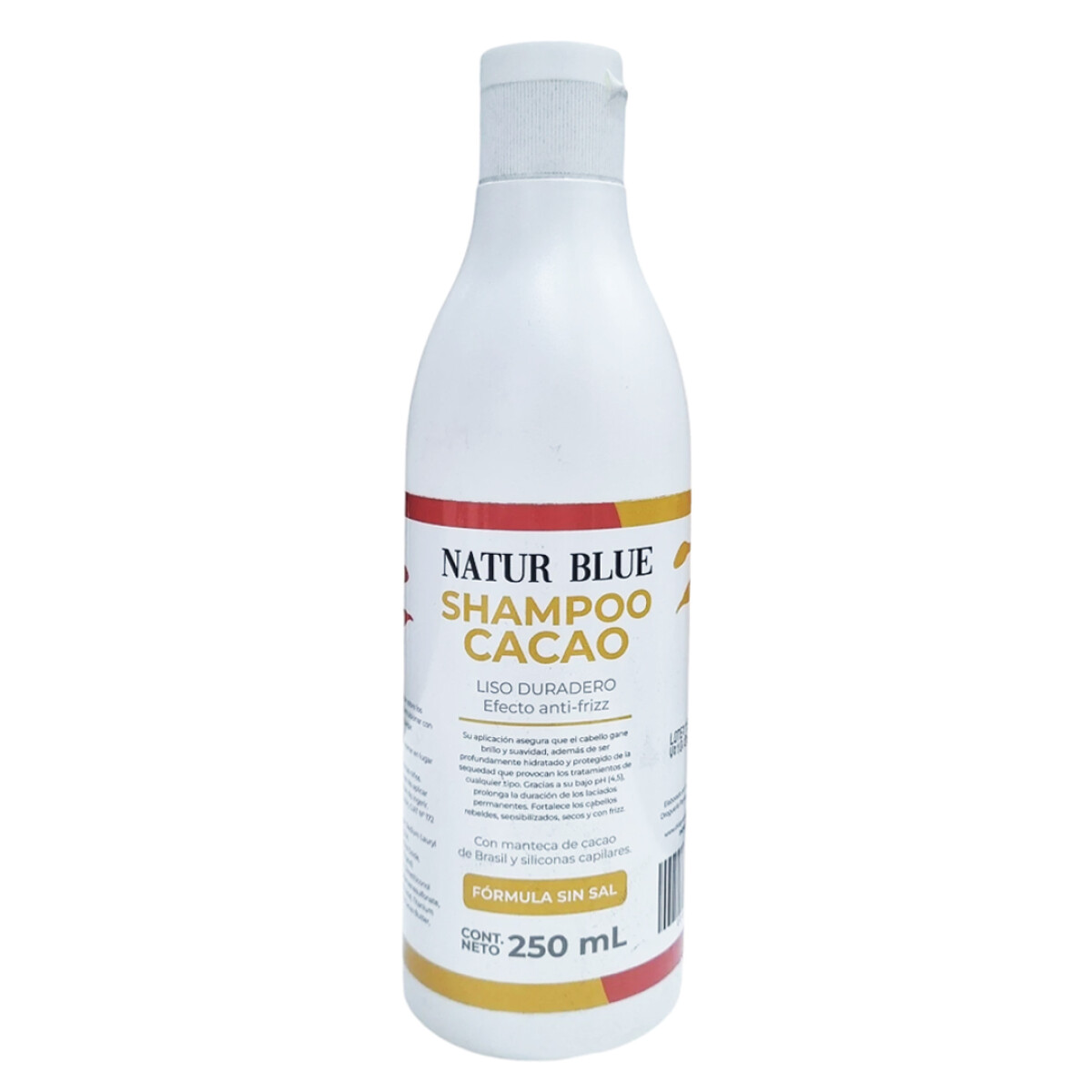 Shampoo Cacao sin sal NATUR BLUE - 250 mL 