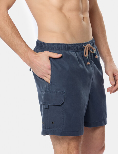 SHORT DE BAÑO CARGO Azul