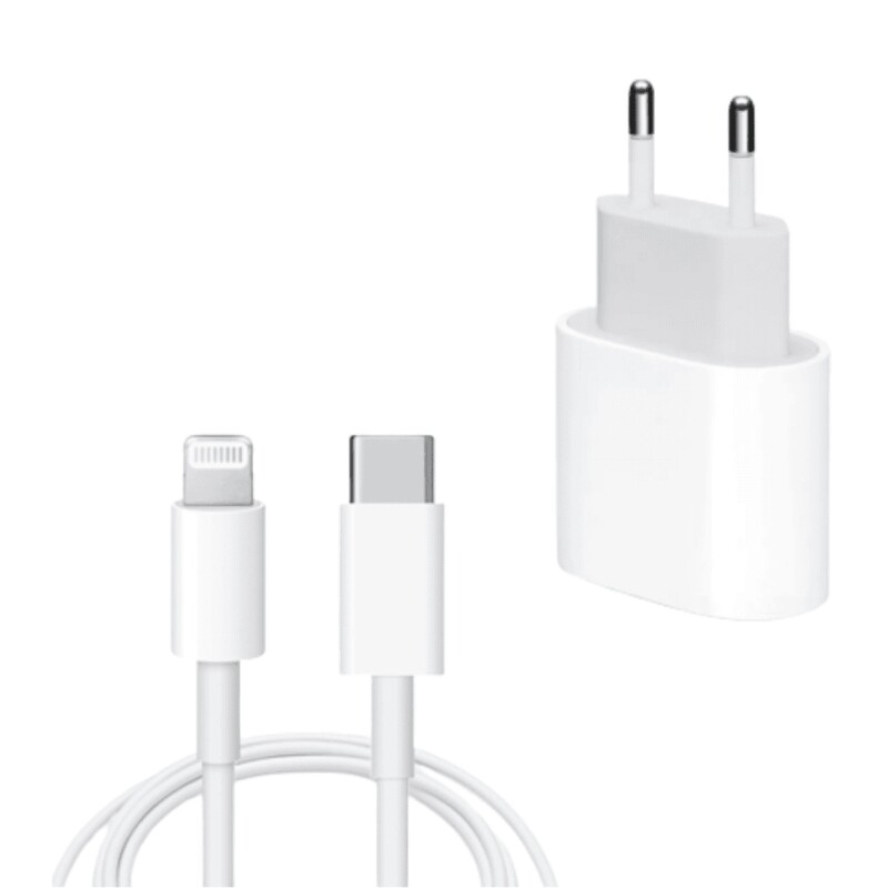Cargador Ecopower TypeC C/ Cable Lightning 20W EP-7060 Cargador Ecopower TypeC C/ Cable Lightning 20W EP-7060