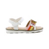Angus Sandalia Niña Tira Ancha C/ Pulsera Y Detalle Pez Blanco