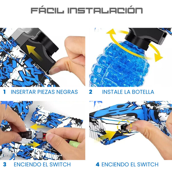Pistola Hidrogel A Batería St604b PISTOLA HIDROGEL ST604B 1000MAH 7.4V