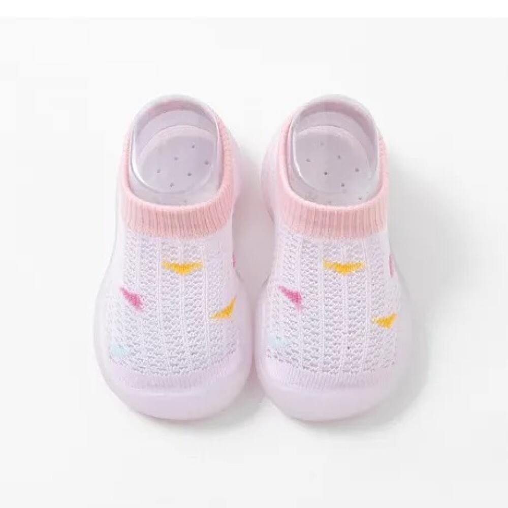 Zapato Wakids Rosa corazones MESHpastel Zapato Wakids Rosa corazones MESHpastel