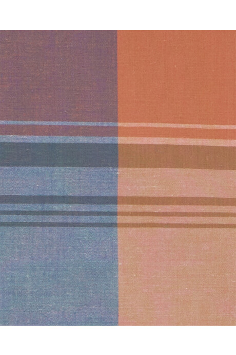 Camisa de popelina, diseño a cuadros Sin color