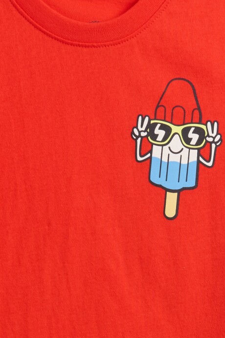 Remera Gràfico Toddler Niño Poster Red 527