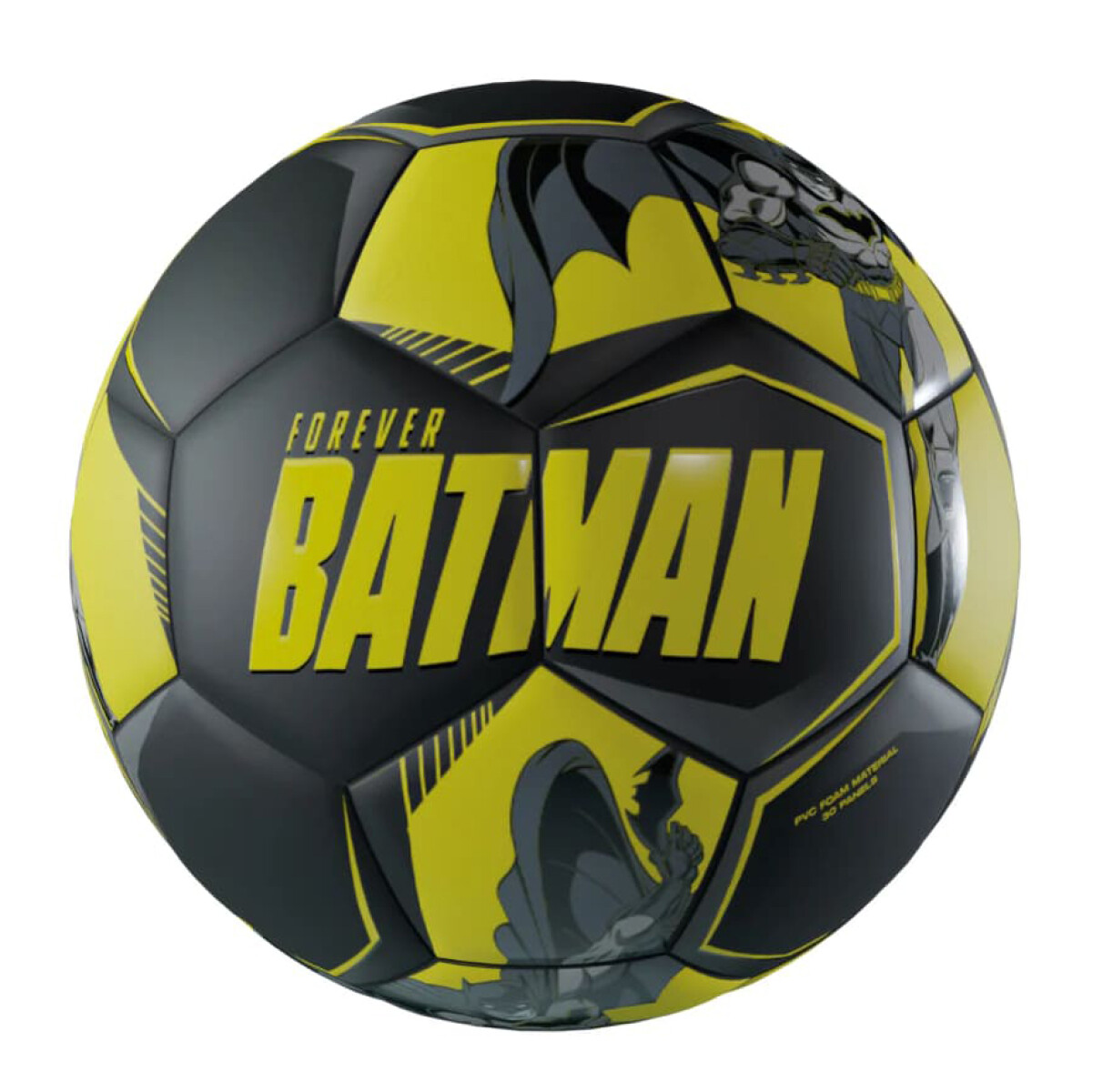 Pelota BATMAN Batman - Negro/Amarillo 