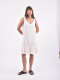 VESTIDO FLAMENGO OFF WHITE