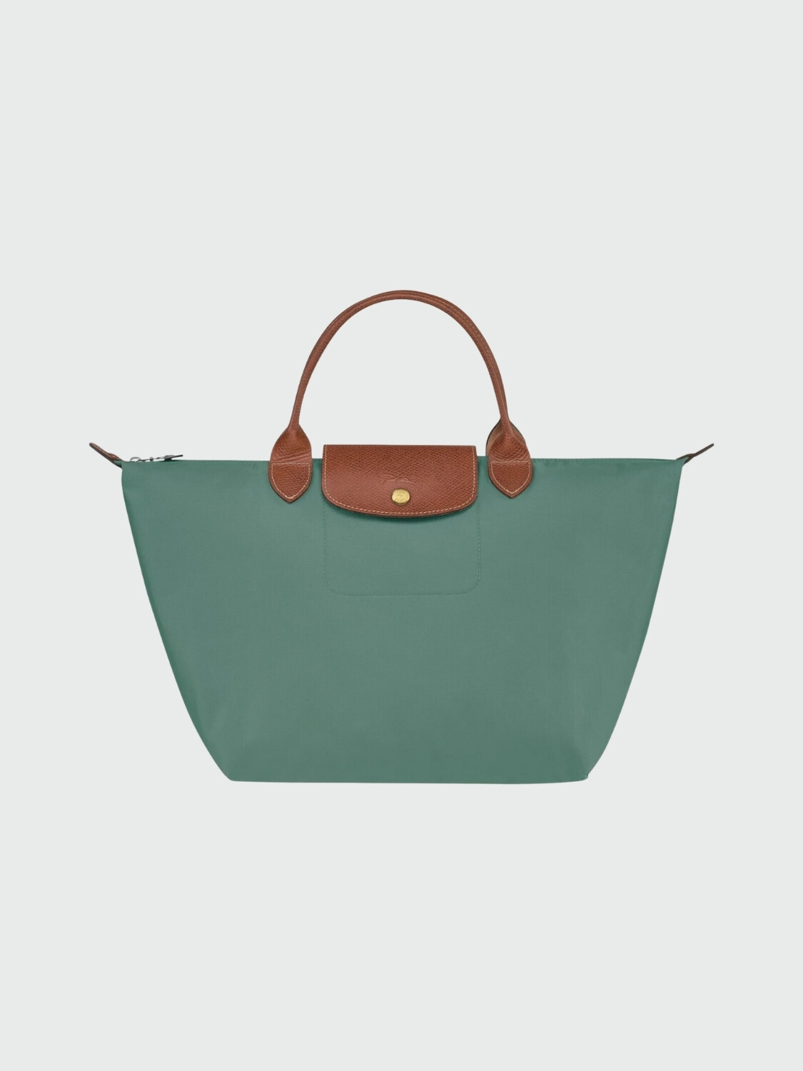 Longchamp - Le Pliage Original Bolso con Asa Superior S Verde