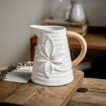 FLORERO JARRITA 15.5x12x15CM CERAMICA NATURAL FLORERO JARRITA 15.5x12x15CM CERAMICA NATURAL