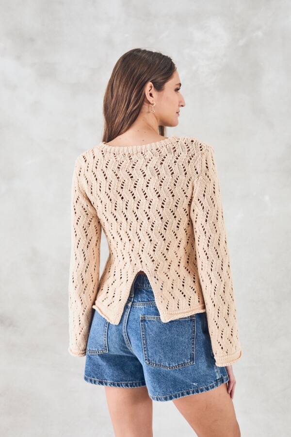 Sweater Textura Crudo