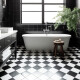 CERAMICA PARA PISO Y PARED NEGRO COLORES PLENOS SIN RECTIFICAR DAMERO PEI III BRILLO CON TEXTURA SCOP 33X33 GAMAS DE NEGRO