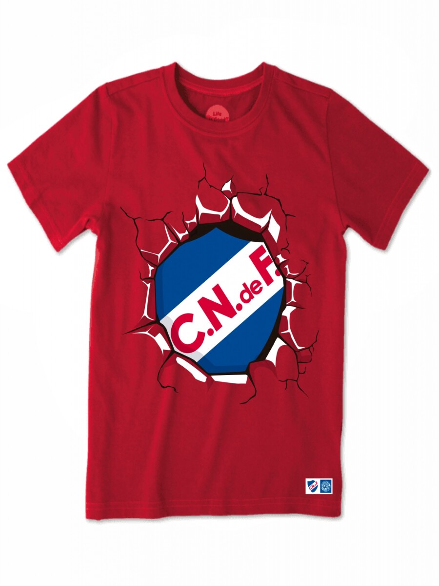 Camiseta CNF Nacional rojo niño 
