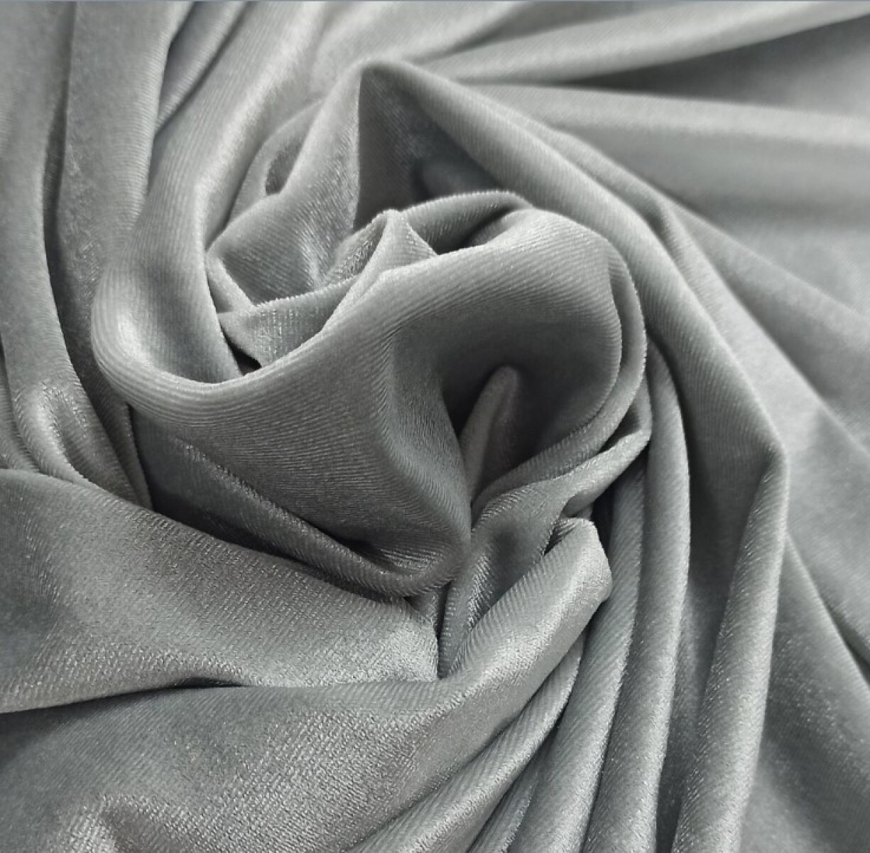 Tela Terciopelo Gris 