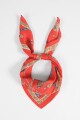 Pañuelo estampado rojo