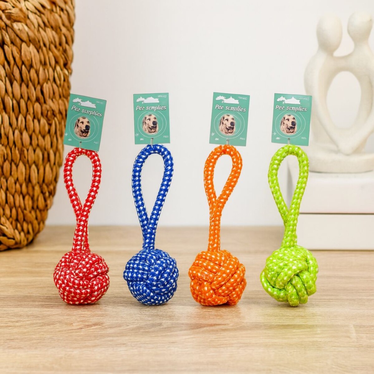 JUGUETE PARA MASCOTA NUDO CON AGARRE 