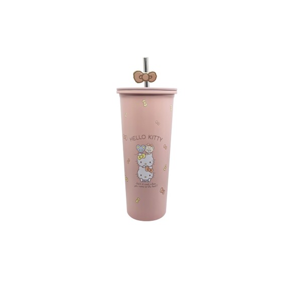 Vaso acero Sanrio 800ml rosa