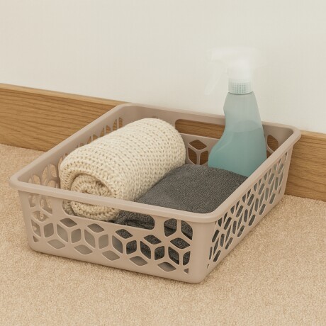 Cesto organizador raso 9L CAPPUCCINO