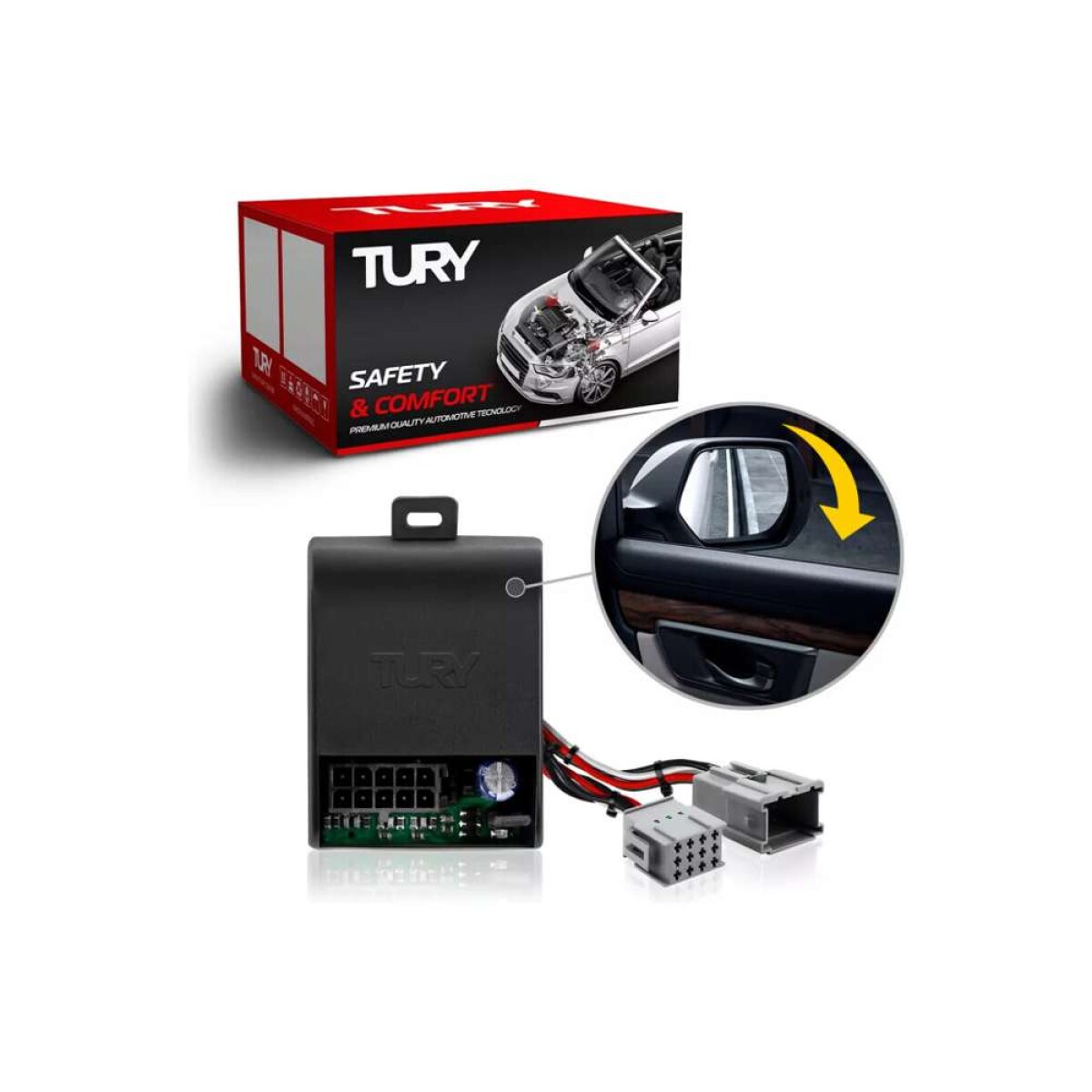 Interfaz De Inclinación Hacia Abajo Para Retrovisores Plug & Play - Onix, Onix Plus, Tracker (2020+) 