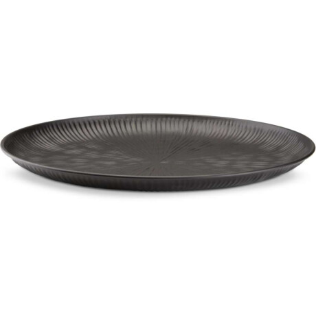 Bandeja Decorativa Ingmund Ø39Xh2 Cm Negra