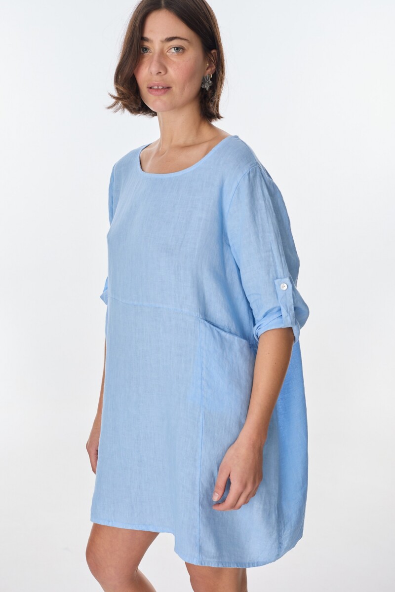 Vestido New Cocota Celeste