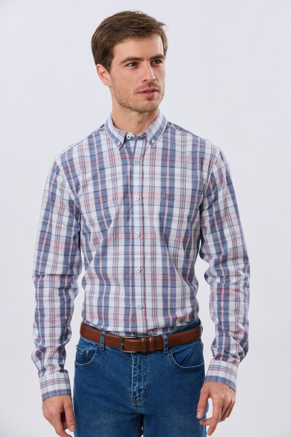 CAMISA CUADROS Rojo