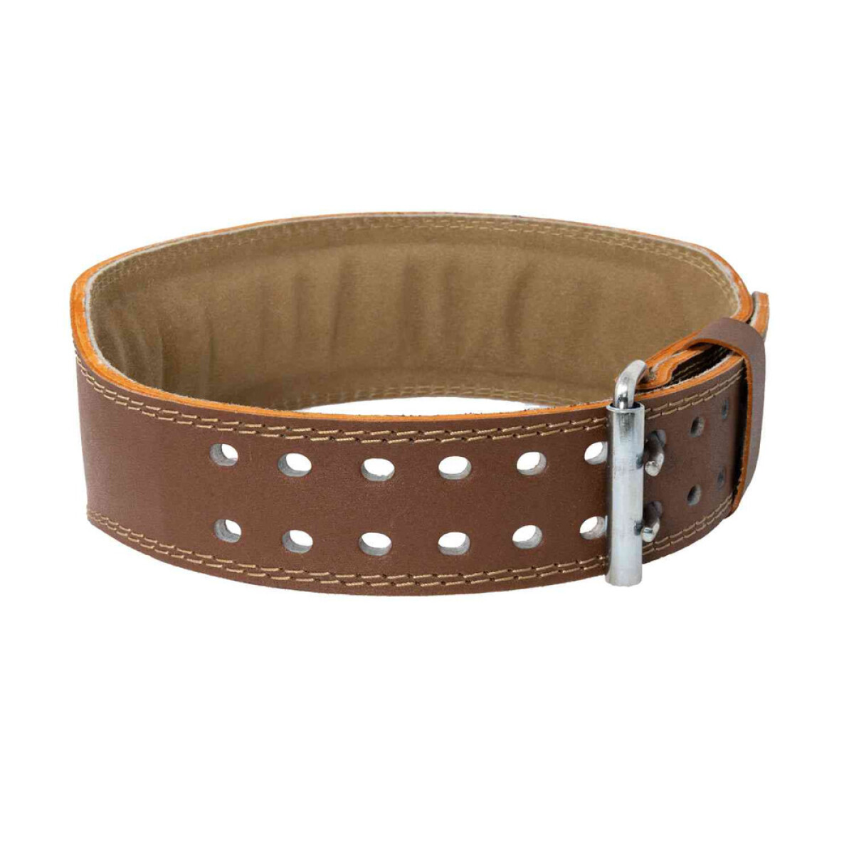 CINTURON DE PESAS CUERO BR L - BROWN 