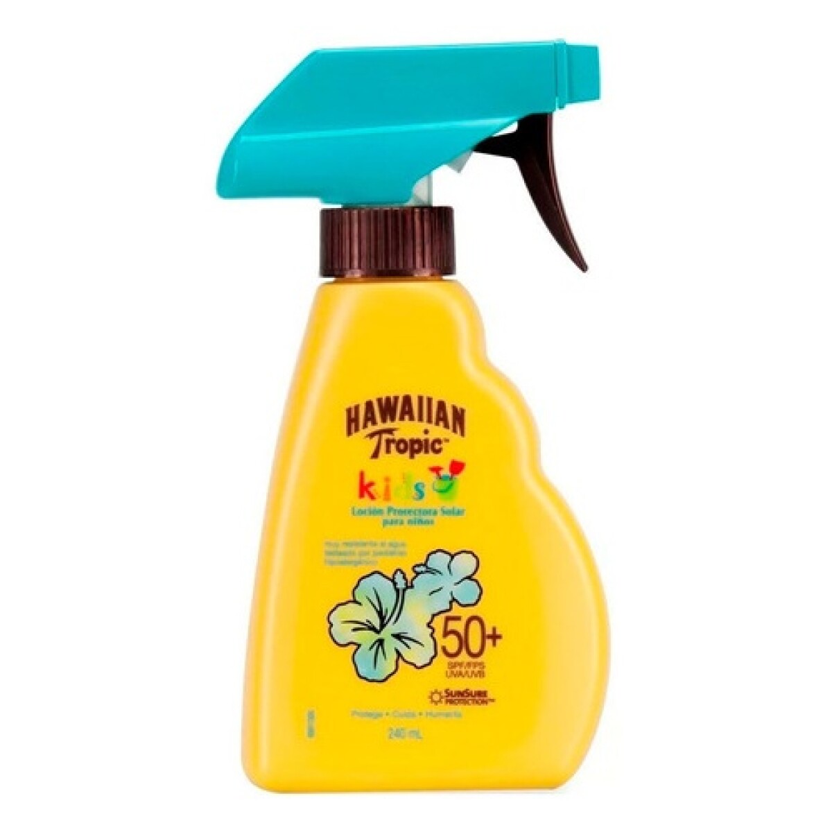 Protector solar en spray para niños Hawaiian Tropic Kids Trigger FPS 50 240ml 