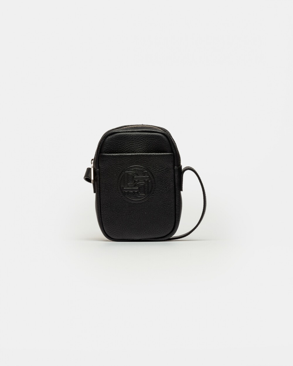 Mini Bag Haze En Cuero Graneado Negro