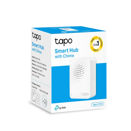 Tp-link - Hub Inteligente Tapo H100. Hasta 64 Dispositivos. Funcion de Timbre Inteligente. 001