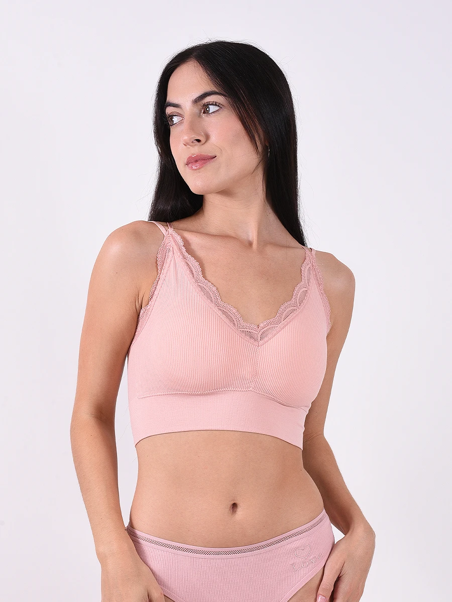 TOP ZOE - ROSA VIEJO 