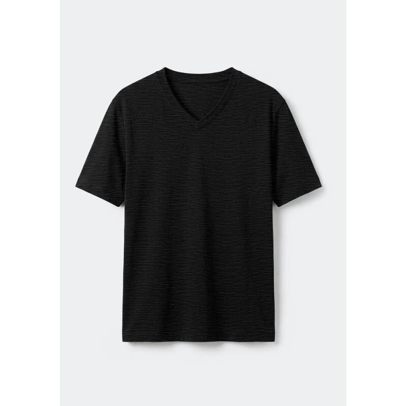 CAMISETA MM MASC PRETO ESCURO